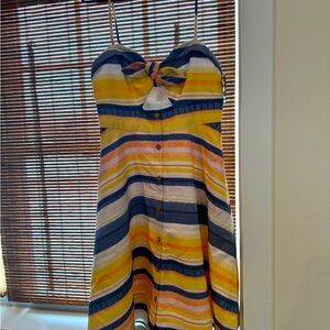 Hutch multi colored dress with cut out

NWT size 8